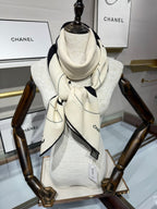 CHANEL 25S SCARF 140 IN SILK 732177