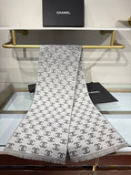 CHANEL 25S SCARF 185 CM IN CASHMERE 943078