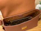 LV Low Key Messenger Cognac Calf Leather 205007