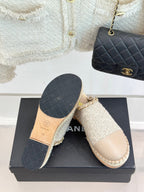 CC MULES 25SS 30 MM IN BEIGE LAMBSKIN MIX WOOL