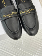 DIOR LOAFER 25S IN BLACK LAMBSKIN