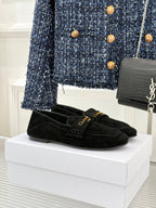 DIOR LOAFER 25S IN BLACK SUEDE