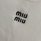 MIUMIU FITTED TANK TOP STYLE 362