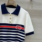 GUCCI SHORT-SLEEVE KNIT TOP 138