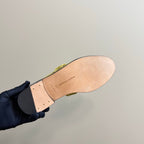 ASTAIRE MULE IN OLIVE GREEN SUEDE