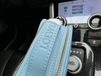 LOE MINI 18 CAMERA CROSS BODY BAG IN LIGHT BLUE CALFSKIN