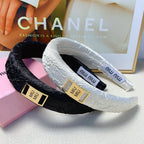 THICK HEADBAND IN WHITE WRINKLED FABRIC 171268