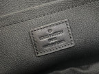 TOILETRY BAG 24 IN BLACK DAMIER GRAPHITE CANVAS
