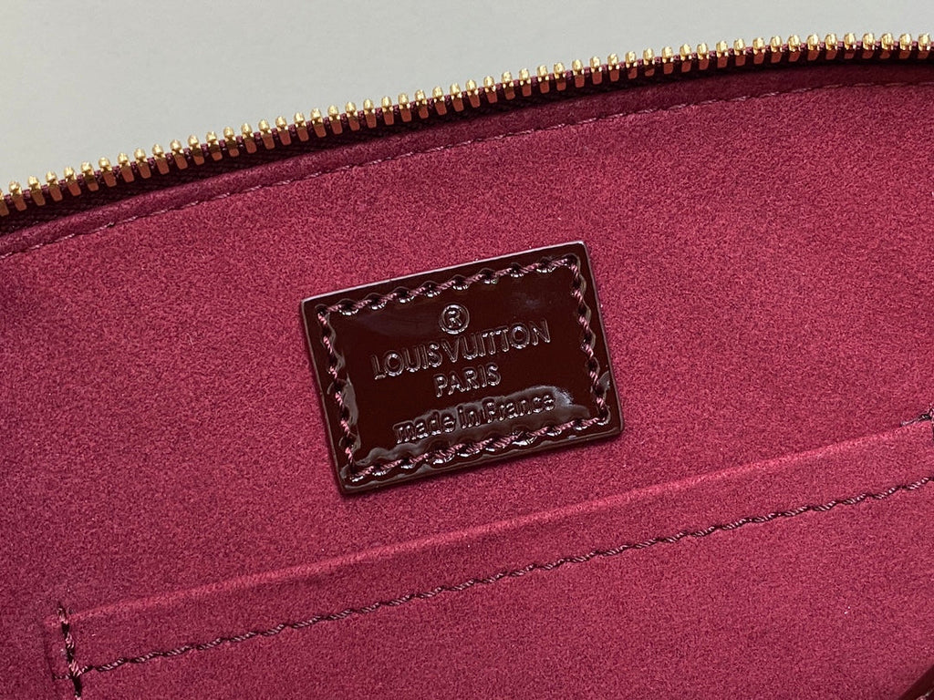 alma bb 23 bordeaux red epi calfskin
