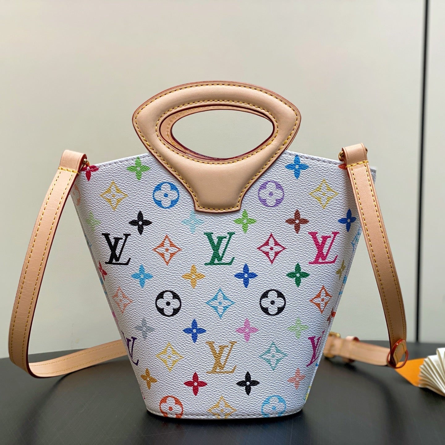 LV Rivage BB 18cm White Multicolore Monogram Canvas 329875
