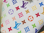 LV Rivage BB 18cm White Multicolore Monogram Canvas 329875