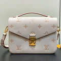 LV Pochette Métis 25cm Cream Grained Calfskin