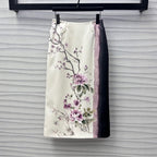 DIOR PRINTED STRAIGHT SKIRT 272228