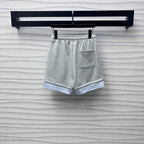 GUCCI SWEATSHIRT AND SHORTS SET IN GREY