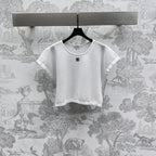 CHANEL SHORT SLEEVE CREW NECK KNIT TOP 263668