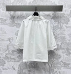GUCCI 25S EMBROIDERED LONG SLEEVE SHIRT 264651