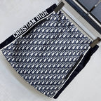 DIOR 25S DRESS WITH TEXT STRIP 264621