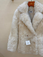HERMES 25S LONG FUR COAT 234