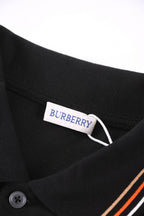 Burberry 25 Polo T- Shirt Black Cotton 232686