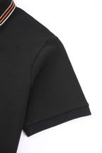 Burberry 25 Polo T- Shirt Black Cotton 232686