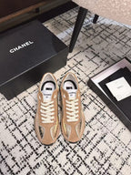 CLASSIC SNEAKERS IN PERU BROWN SHEEPSKIN AND SUEDE