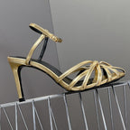 RIOMPHE SANDAL IN LAMBSKIN GOLD