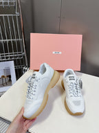 BASIC SNEAKERS IN WHITE MESH