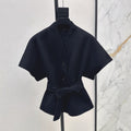 DIOR 25S SHORT DOUBLE-FACED KNIT COAT 586