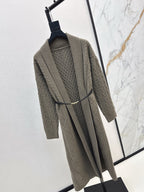 HERMES 25S LONG KNIT CARDIGAN 99430