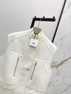 HERMES 25S SLEEVELESS JACKET 526962