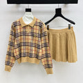 BURBERRY 25S POLO SHIRT AND SKIRT SET 0047