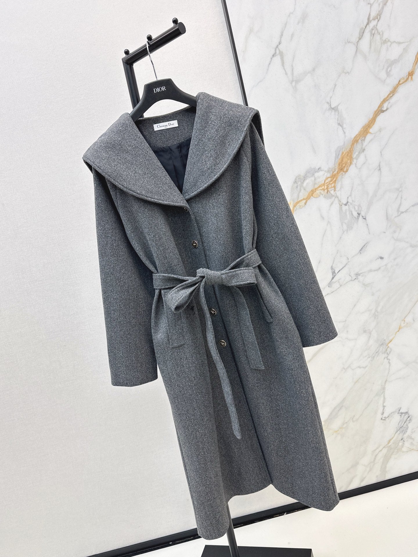 DIOR 25S LONG KNIT COAT 589