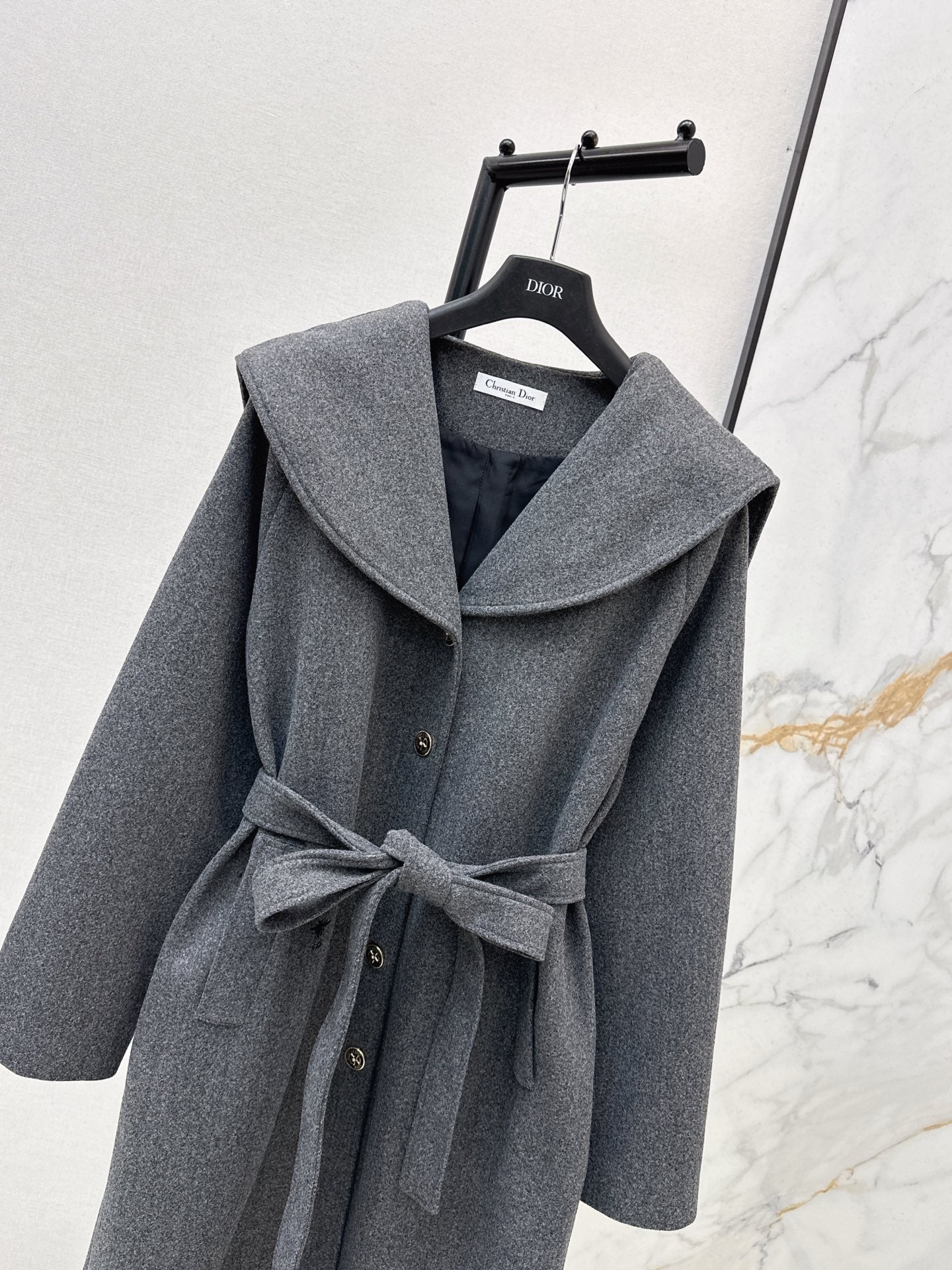 DIOR 25S LONG KNIT COAT 589