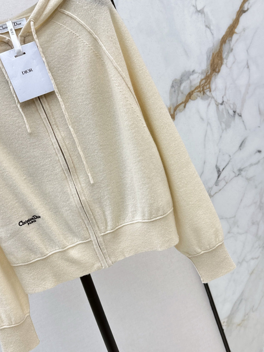 DIOR 25S FLORAL EMBROIDERED HOODIE 572