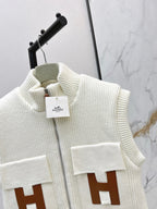 HERMES 25S SLEEVELESS KNIT VEST 235
