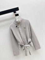 MAX MARA 25S STAND COLLAR CARDIGAN COAT 035