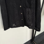 CHANEL 25S LONG-SLEEVE KNIT CARDIGAN STYLE 129