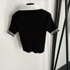 DIOR 25S SHORT-SLEEVE KNIT TOP STYLE 099