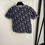 DIOR 25S SHORT-SLEEVE KNITTED CARDIGAN STYLE 331