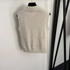 CHANEL 25S SLEEVELESS CROCHET VEST 337