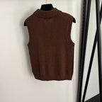 CHANEL 25S SLEEVELESS CROCHET VEST 336