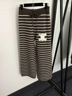 CELINE 25S SWEATER AND WIDE-LEG PANTS SET 0111
