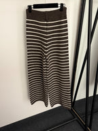CELINE 25S SWEATER AND WIDE-LEG PANTS SET 0111
