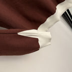 MIUMIU KNIT TOP AND STRAIGHT-LEG PANTS SET STYLE 857