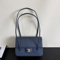 Chanel 26 Shoulder Bag 22 Dark Blue Caviar Leather