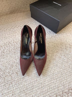 NORMA PUMPS IN CHESTNUT MESH