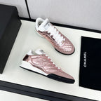 SPORTS SHOES IN GLOSSY COPPER CALFSKIN