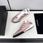 SPORTS SHOES IN GLOSSY COPPER CALFSKIN