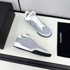 SPORTS SHOES IN GREY FABRIC
