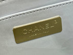 25S CHANEL STAR SILVER 23 IN METALLIC SILVER CALFSKIN